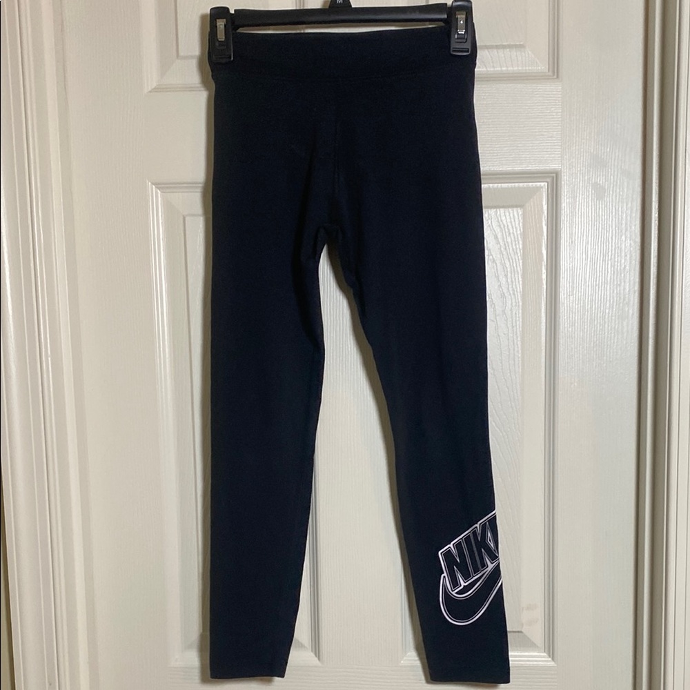Nike Black Leggings Full-Length Athletic Wear